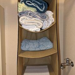 タオルと箱の画像