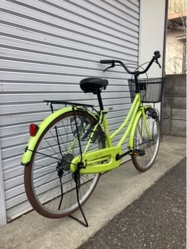 ☆前後タイヤ新古品☆   26型　軽快車　防犯登録料込価格︎‼︎