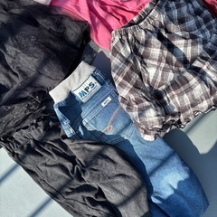 冬服　女の子　服　大量まとめ売り　ほぼ130cmまとめ売り　質より量！保育園幼稚園の画像