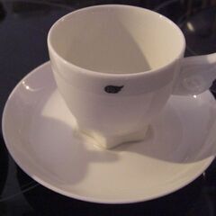 陶器　エスプレッソ　カップ　ペアの画像