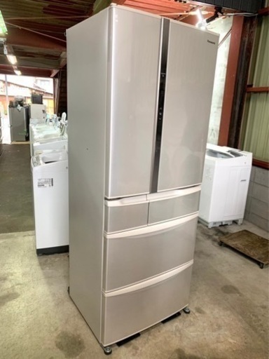 大阪限定配送★3ヶ月保証付き★冷凍冷蔵庫★2014年★Panasonic★NR-F468T-N★R-437★455L★6ドア