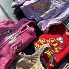 100cm冬服　女の子　服　大量まとめ売りまとめ売り　質より量保育園幼稚園の画像