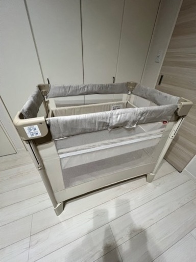 Aprica(アップリカ) ベビーベッド ココネルエアープラス AB ホワイトベージュ