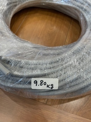 2芯電線ケーブル 9.8kg VCTF 2平方mm