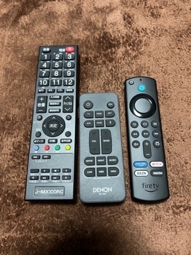 新生活にオススメ！43インチ 4KHDRテレビ・denonシアターバー等4点