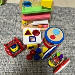 Edute  玉転がし　Hape 太鼓　知育玩具