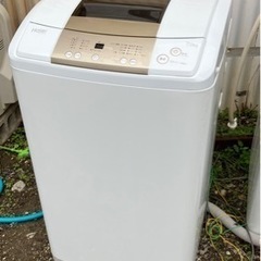 【‼️✨7kgサイズ美品✨‼️】Haier 全自動電気洗濯機 JW-K70NE 2017年製 7.0kg 動作確認済