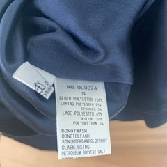 パーティー　ドレス　ネイビー　Sサイズの画像