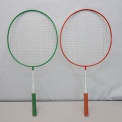 stp-2391　風に強いジャンボラケットセット　DCM　屋外用　対象6才～　バドミントン　大きい　レジャー　運動　ビッグシャトル　ボールの画像