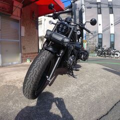 値下げしました！新型 Rebel 250、人気のオールマット　ブラック、R6年1月登録の極　上車、走　行1406㎞　　の画像