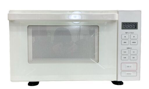 【REGASTOCK川崎店】無印良品 電子レンジ 庫内フラット MJ-SER18A 2019年製 100V 50/60Hz