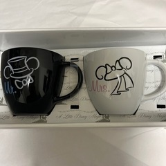 レア　ディズニー　ペアマグカップ　　　の画像
