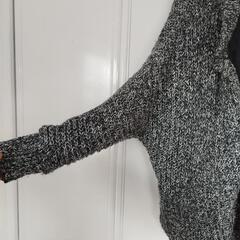 ニットカーディガン　グレー　М　①の画像