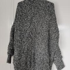 ニットカーディガン　グレー　М　①の画像