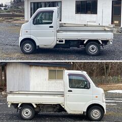 【車検満タン】低走行/H21/キャリー軽トラ/4WD/5万キロ/パワステ/エアコン/マニュアル/ワンオーナーの画像