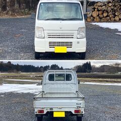 【車検満タン】低走行/H21/キャリー軽トラ/4WD/5万キロ/パワステ/エアコン/マニュアル/ワンオーナーの画像