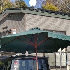 でかいパラソルの画像