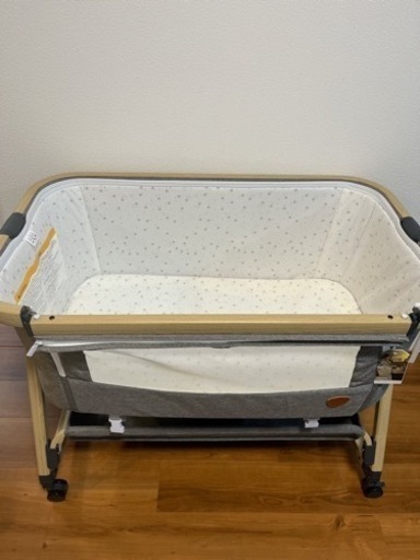 移動式ベビーベッド　添い寝