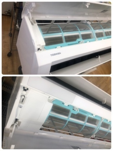 K076★TOSHIBA製★2021年製冷暖房兼用エアコン6畳用★3カ月間保証付き★取付手配可能