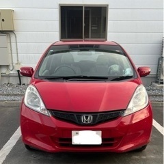 車検あり　ホンダ　赤　フィット　4WD