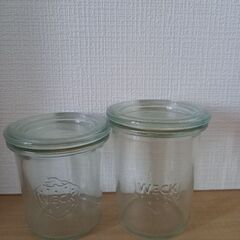 WECKガラス瓶　二個セット