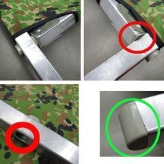 ハイコット 折りたたみ 野営ベッド 野外ベッド GIベッド GIコット 迷彩柄 カモフラージュ 自衛隊 キャンプ アウトドア 西岡店の画像