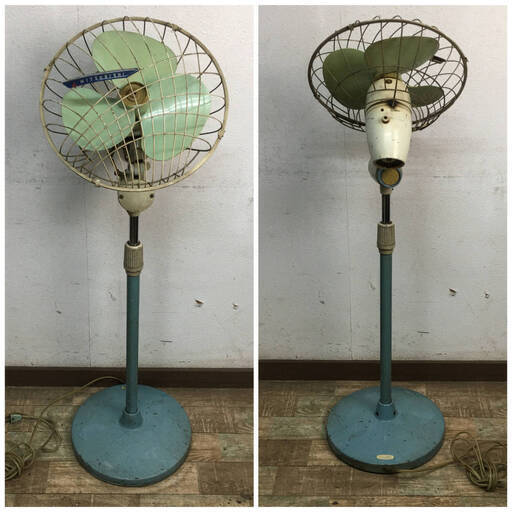 ut17/54【動作品】MITSUBISHI 30CM スタンドファンAB S-30AB アンティーク扇風機 三菱扇風機　MITSUBISHI 昭和レトロ 動作品※現状品○