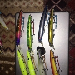 blue blueルアー100ケくらい