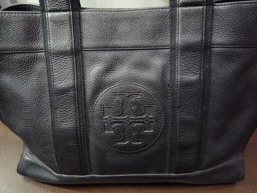 本物 トリーバーチ レザートート ブラック ヨコ約40cm USED TORY BURCH 札幌市東区 新道東店