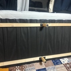 シングルベッド フレームとマットレスセットであげます！の画像