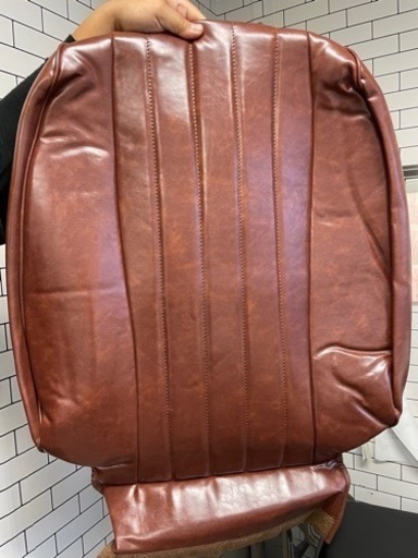 クロスロードレトロスタイルシートカバー新品　1台分3列シート