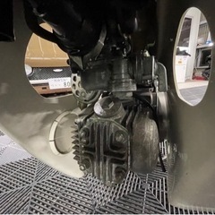 実働！スーパーカブ50 グリーン　の画像