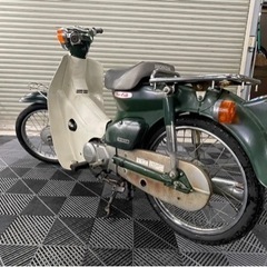 実働！スーパーカブ50 グリーン　の画像