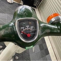 実働！スーパーカブ50 グリーン　の画像