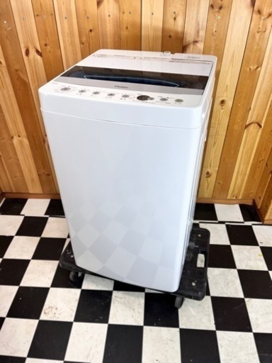 【配送料込み】Haier 洗濯機 JWーC45D 2021年製 4.5kg ホワイト 生活 一人暮らし
