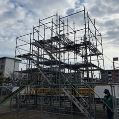 足場組み立て作業員募集、親方募集の画像