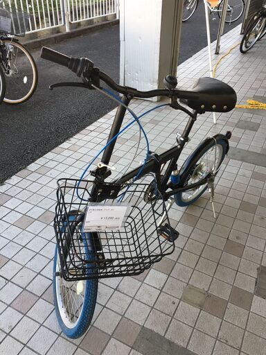 ★ジモティ割あり★  折り畳み自転車 20インチ ブラック. クリーニング済み SJ4965