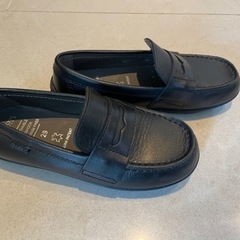 【美品】　キッズフォーマルシューズ　黒　18cmより小さめの画像