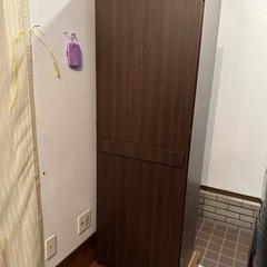 【大収納】木目ドレッサー（ダークブラウン）の画像