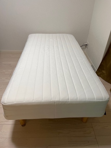 MUJI 無印良品脚付マットレスポケットコイルシングル (kotera