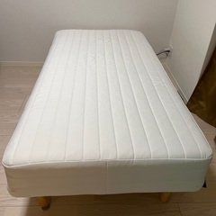 MUJI 無印良品　脚付マットレス　ポケットコイル　シングル