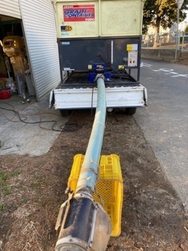 タイショーグレンコンテナ、UR11、本体、ホース、回転スタンド、電源コードのみ、モミ運び、軽トラ用