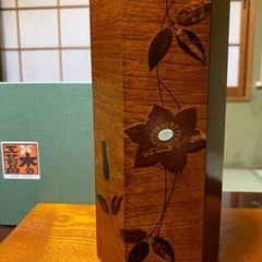 新品　花器　木製の画像