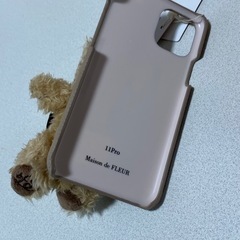 メゾンドフルール　iPhone11Pro スマホ　スマホカバー　ケース　くまの画像