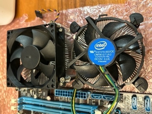 (決まりました)PCパーツ マザボ(CPU)×2  CPUファン×2 メモリ8G×2 まとめて