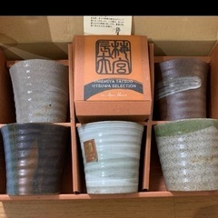 梅宮辰夫　蓋付碗揃　創作器 蕎麦猪口　そばちょこ　小皿付き　 蓋...