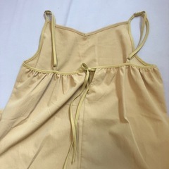 レトロガール マキシキャミワンピ キャミソール ワンピース カラシ色の画像