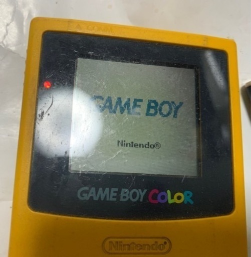昭和レトロ　Nintendoゲームボーイカラー　イエロー