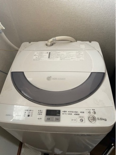 まだまだ使えます！SHARP 5.5キロ洗濯機