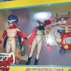 昭和レトロ　ユニファイブ タイムボカン2000 怪盗きらめきマン ミニソフビコレクション    の画像
